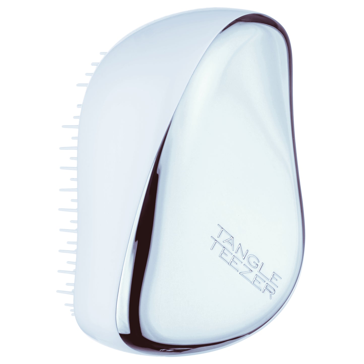 Tangle Teezer Cepillo Compact Styler Baby Blue Chrome - vista trasera