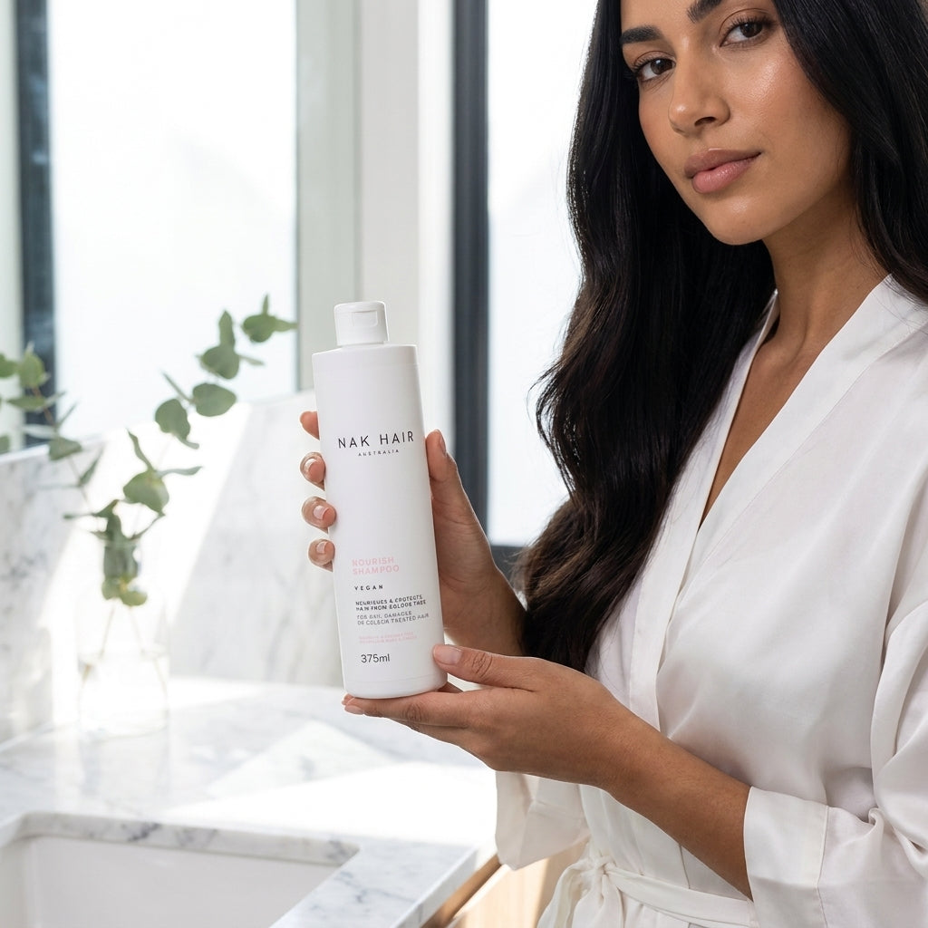 Shampoo Nourish - vista lateral