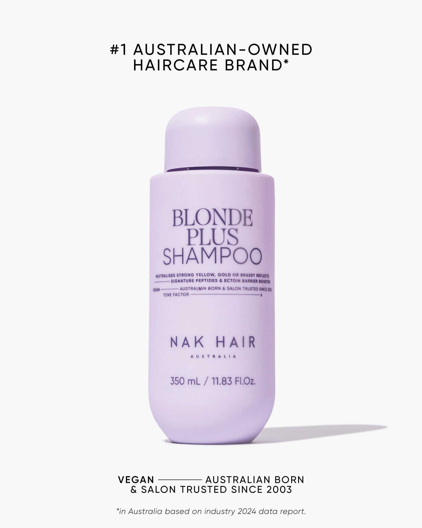 Shampoo Blonde Plus Signature 350ml - NAK Signature 8