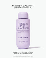 Shampoo Blonde Plus Signature 350ml - NAK Signature 8