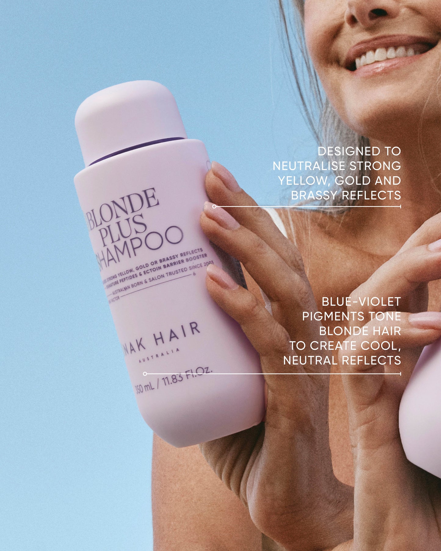 Shampoo Blonde Plus Signature 350ml - NAK Signature 6