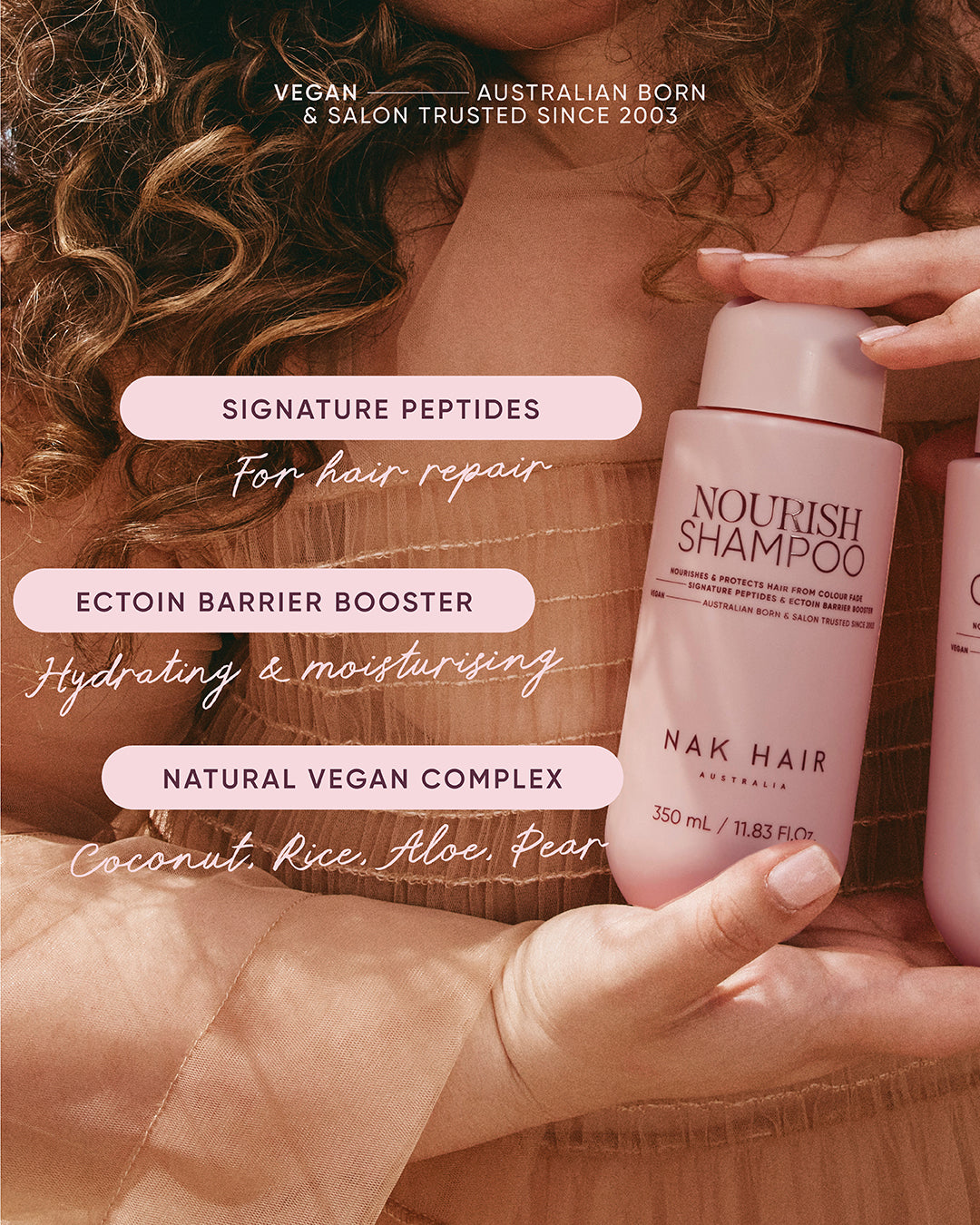 Shampoo Nourish Signature 350ml - NAK Signature 4