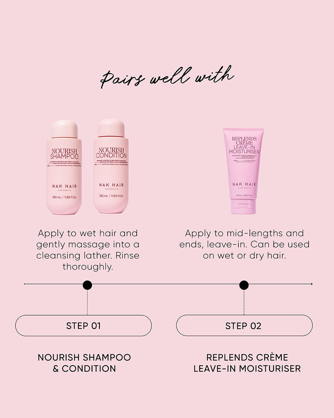 Shampoo Nourish Signature 350ml - NAK Signature 7