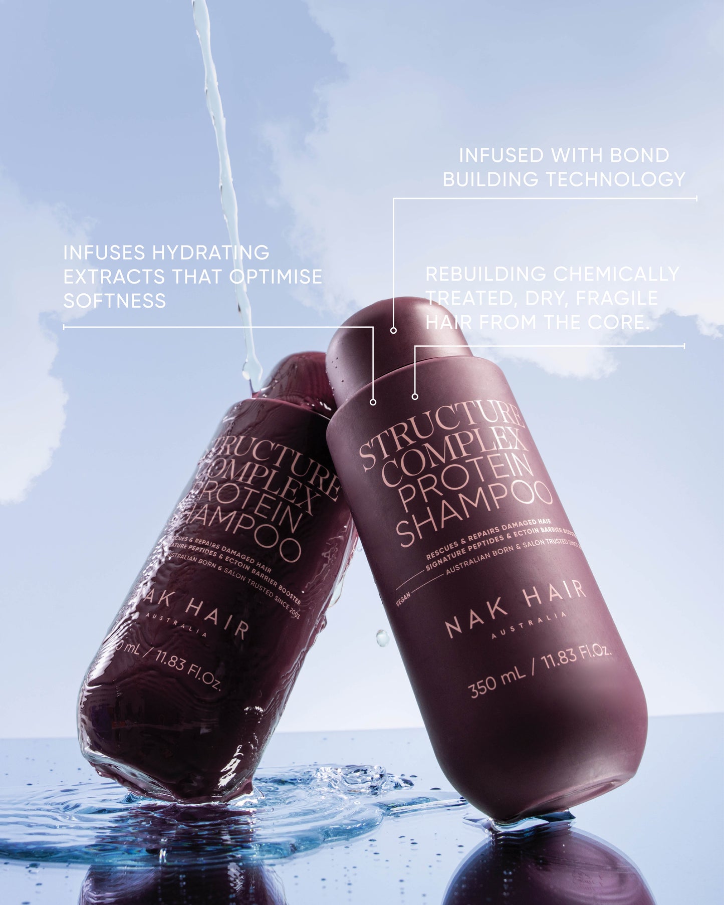 Shampoo Structure Complex Protein Signature 350ml - NAK Signature 3