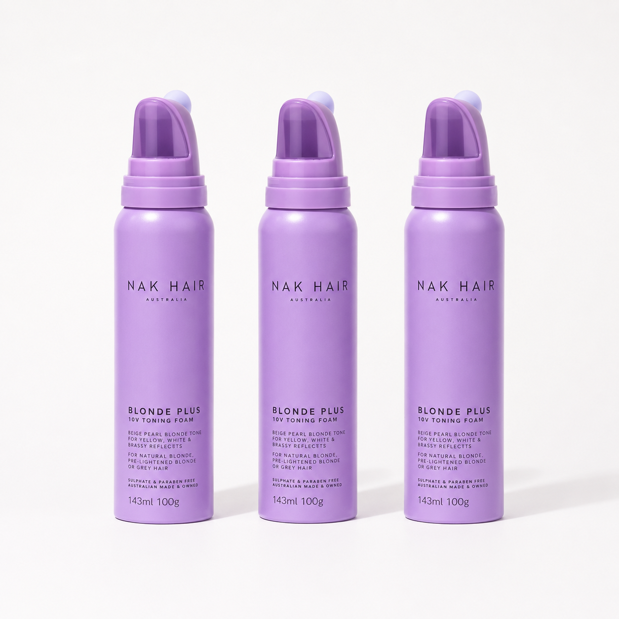 Outlet Pack Blonde Plus Toning Foam