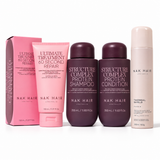 Rutina Reparación NAK Signature: Shampoo y Conditioner Structure Complex 350 ml, Ultimate Treatment 150 ml y Thermal Shield