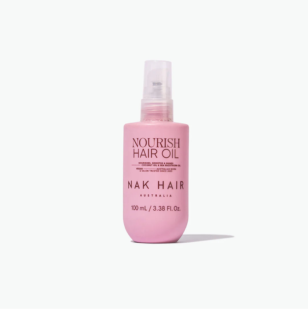 Signature Nourish Hair Oil 100ml NAK frente del envase