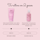 Tu rutina en 2 pasos con Replends Crème Leave-In 150 ml + Nourish Hair Oil 100 ml