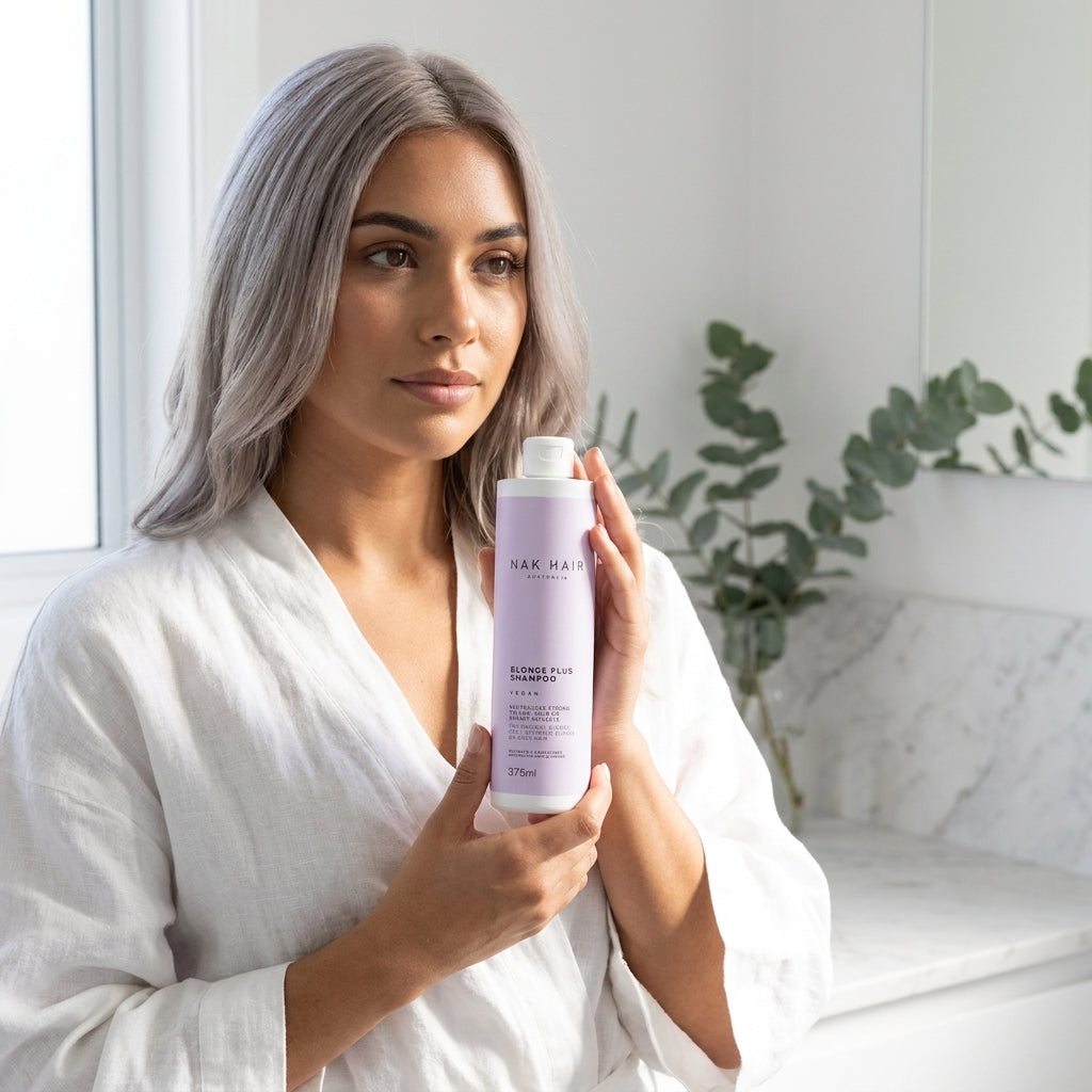 Shampoo Blonde Plus - detalle de etiqueta