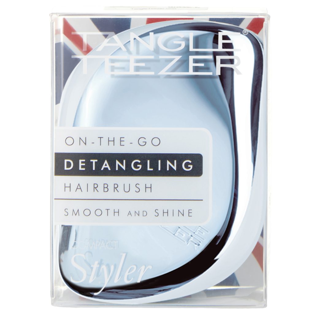 Tangle Teezer Cepillo Compact Styler Baby Blue Chrome - vista principal